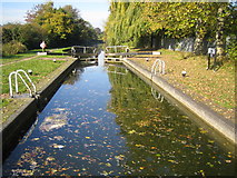 SP9708 : Grand Union Canal: Lock Number 50: Bushes Lock by Nigel Cox