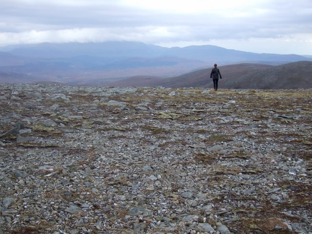 South-east ridge of Beinn Liath Mhor a' Ghiubhais Li