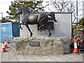 Statue of a horse, Alban Square, Aberaeron