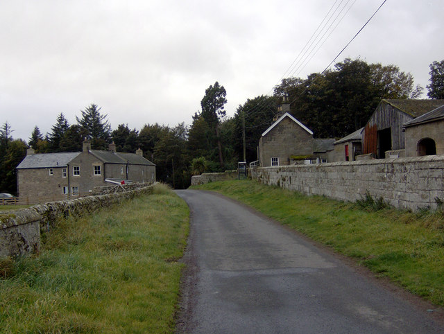 Tiny hamlet of Burradon, Northumberland
