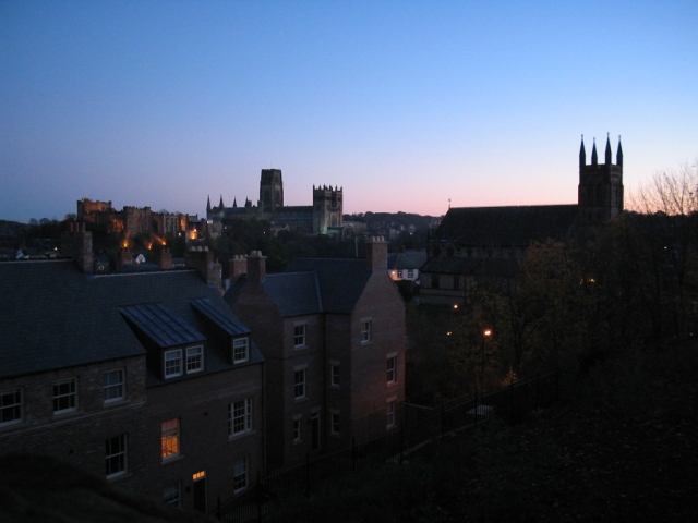 Durham at dusk