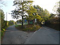 Tapton Golf Course Lane - Junction with Crow Lane