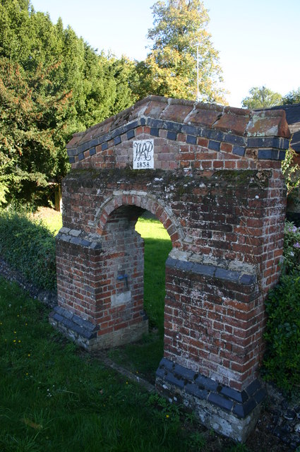 Archway at charity cottages