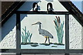 Heron decoration