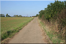 SK8124 : Public footpath near Waltham on the Wolds by Kate Jewell