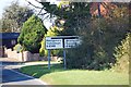 Road Sign on the A490