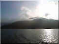 NN4808 : A cloudy Ben Venue from Loch Katrine by Gordon Brown