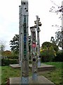 NS5667 : RSPB totem poles by Thomas Nugent