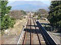 View north from Harlech railway station