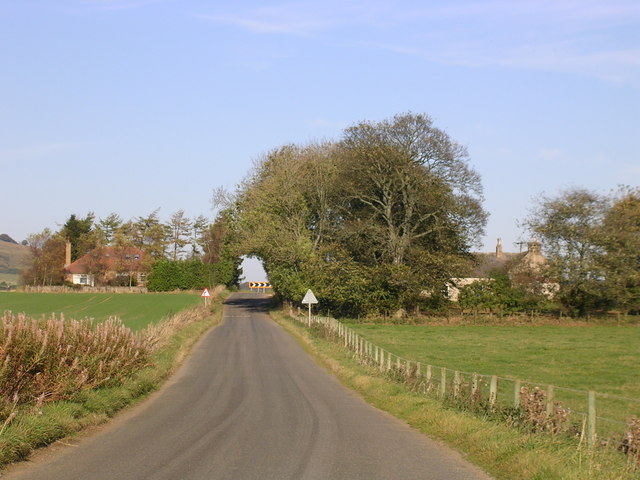 Road leading to Templeland Farm