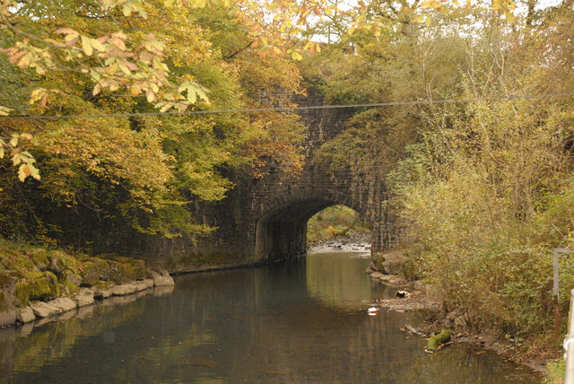 Railway viaduct over the River Dulais