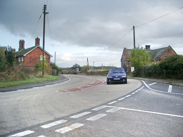 Road junction at Preston Brockhurst © Alexander P Kapp cc-by-sa/2.0 ...