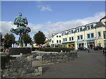 S7276 : The Liberty Tree and Carlow town centre. by Jonathan Billinger