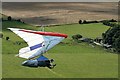 ST8951 : 2007 : Hang Glider at Westbury Hill by Maurice Pullin
