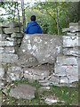 Stone stile on the Clwydian Way