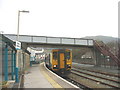 SH7045 : The 14.54 Blaena' to Llandudno Arriva Cymru/Wales DMU standing at Blaenau Ffestiniog Station. by Eric Jones