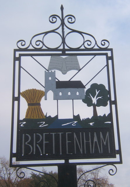 Brettenham village sign