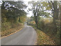 Bury Road, lane to Hitcham from Brettenham