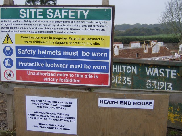Image result for safety signs at a construction site
