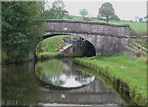 SJ9553 : Bridge No 37, Caldon Canal, Hazelhurst Junction, Staffordshire by Roger  D Kidd