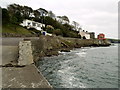 W6347 : The seawall at Sandy Cove by Andy Beecroft