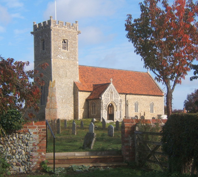 The church at Creeting St Mary