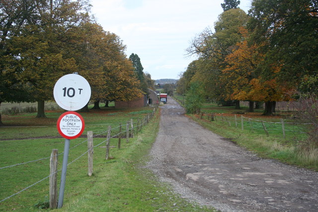 Track to Shirleywich from Ingestre