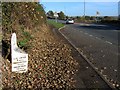 Milepost on the A61