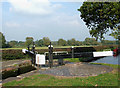 SJ9210 : Brick Kiln Lock (No 33), Staffordshire and Worcestershire Canal, Gailey by Roger  D Kidd