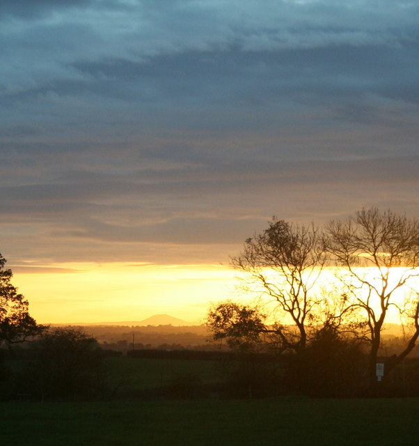 Sunset View of The Wrekin
