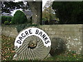 SE1962 : Village sign (Dacre Banks) by Roger Nunn