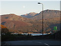 Road with a view A496 heading east out of Barmouth