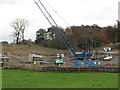 Haydon Bridge bypass under construction (Nov 2007)