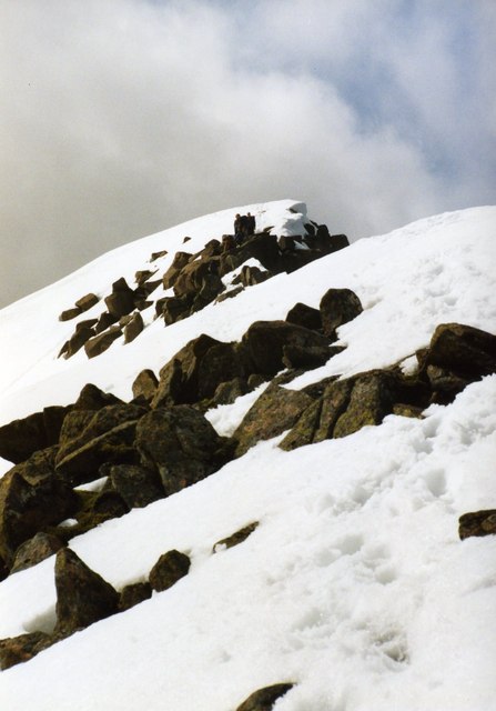 Nearing the summit of Ben Cruachan