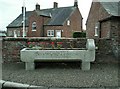 NY4156 : Memorial trough, Rickerby village by Rose and Trev Clough