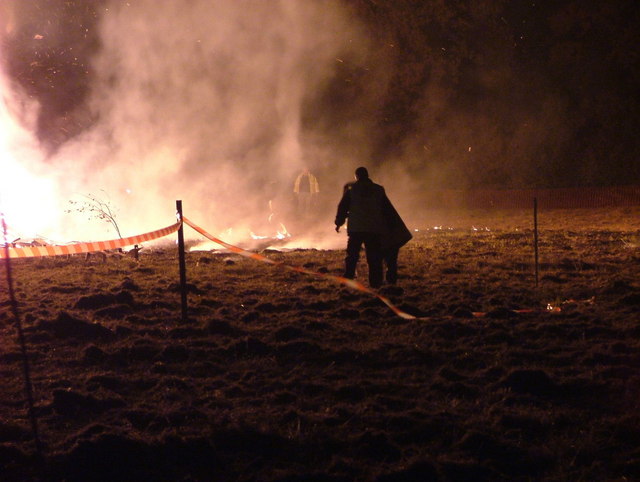 High Wycombe Round Table bonfire