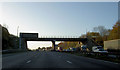 Bridge across the M1 to Wales