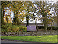 Entrance to Tankersley Manor Hotel