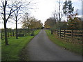 Driveway entrance to Spellar Park