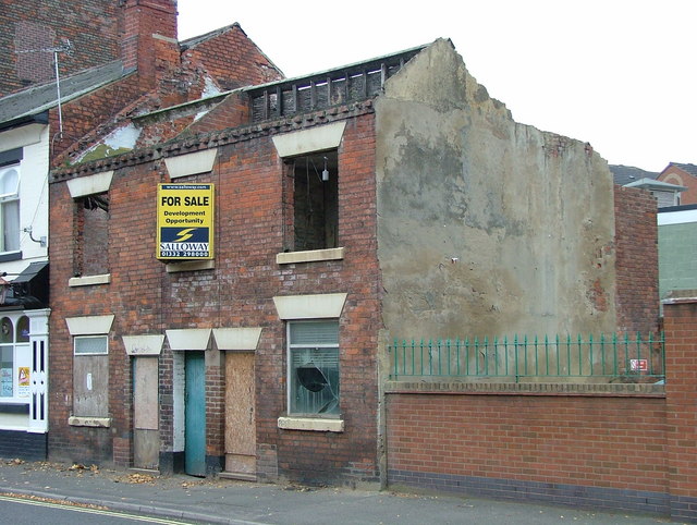 Derelict buildings - Brook Street, Derby