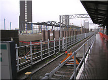 TQ3884 : Construction work at Stratford station by Dr Neil Clifton
