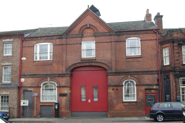 Burslem old fire station © Kevin Hale cc-by-sa/2.0 :: Geograph Britain ...