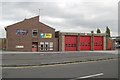 SJ9142 : Longton fire station by Kevin Hale