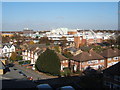 View north from multi-storey carpark, Sutton