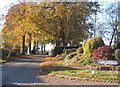 Autumn view of Church Lane, Henley