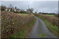 Lane and bridleway heading north east