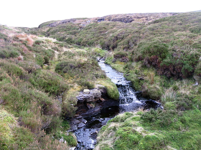 Waterfall in Guy's Cleugh © Mike Quinn :: Geograph Britain and Ireland