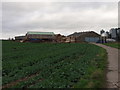 Farm buildings at  Upper Lacon Farm