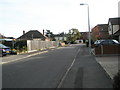 Looking towards the junction of Hollybrook Gardens and Locks Road