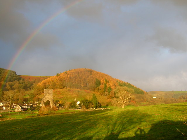 Rainbow over Talley Abbey